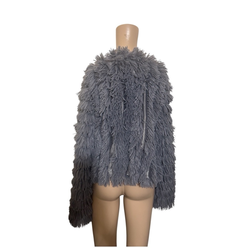 Greylin anthropologie faux fur shag Jacket - Picture 5 of 9